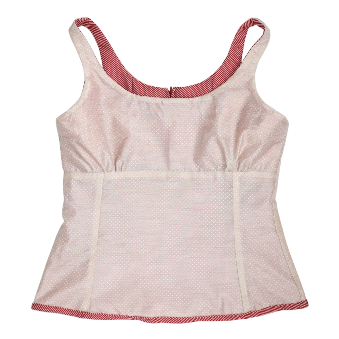 Red striped Caroline top - Size Medium