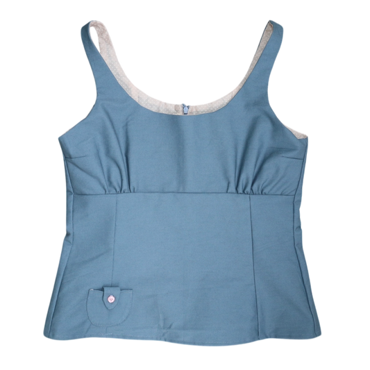 Blue Caroline top - Size Large