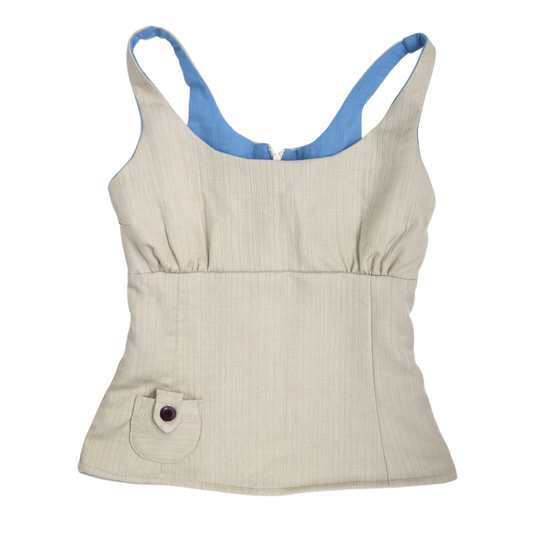 Cream Caroline top - XS Size