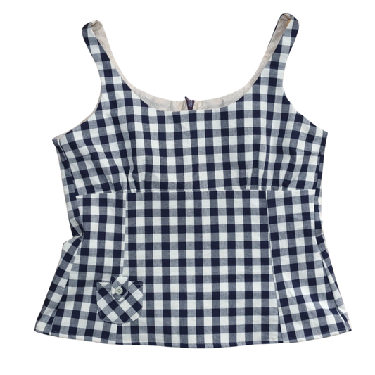 Plaid Caroline top - Size XL