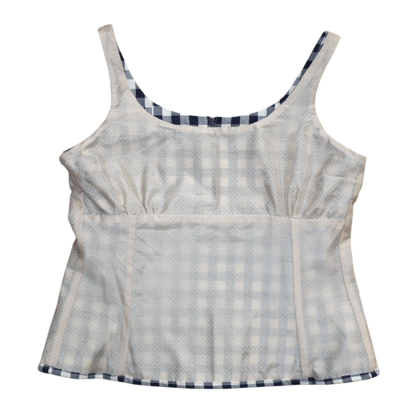 Plaid Caroline top - Size XL