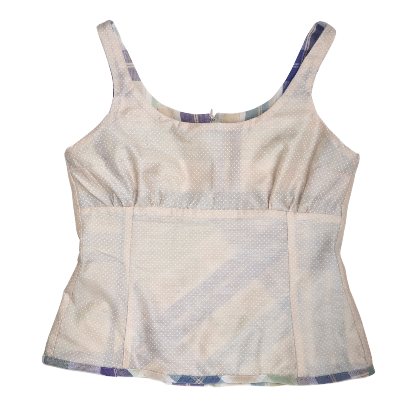 Plaid Caroline top - Size Large