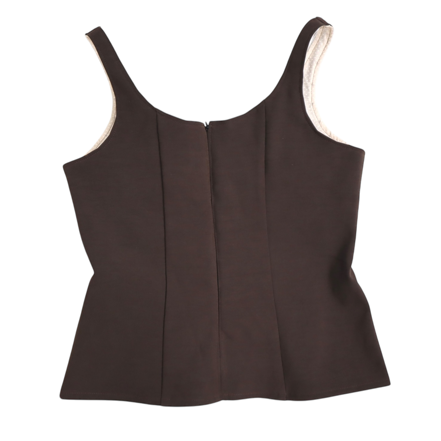 Brown Caroline top - Size Large