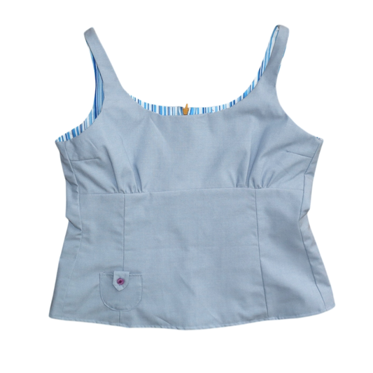 Blue Caroline top - Size XXL