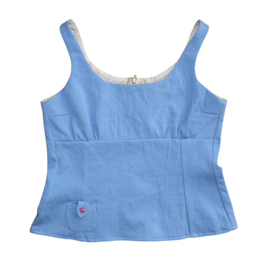 Blue Caroline top - Size XL