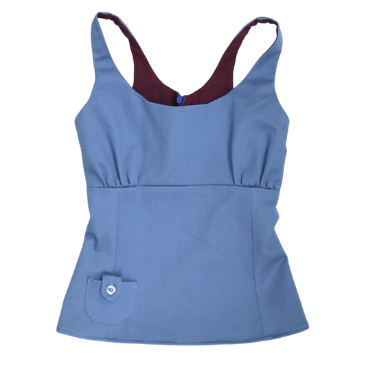 Blue Caroline top - Size XXS