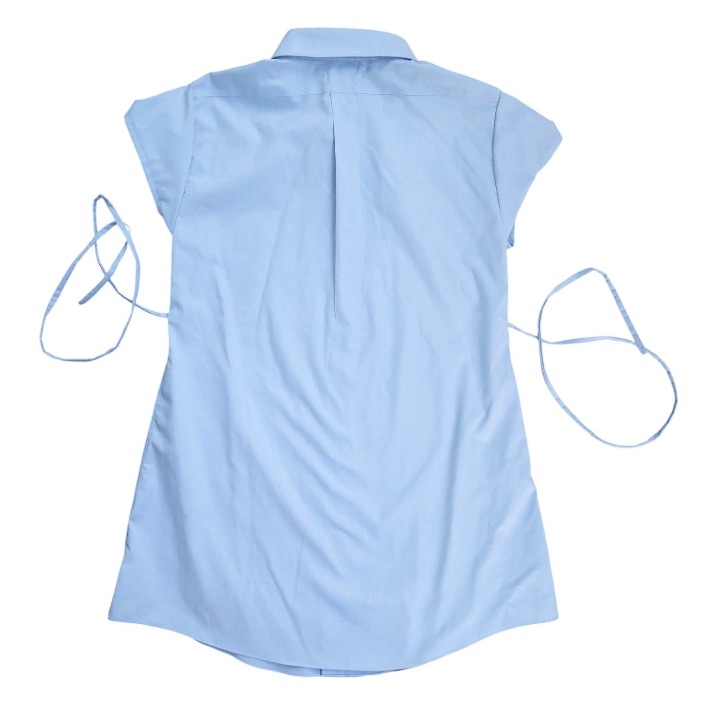 Medium light blue button up dress *tall*