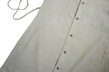 Large light green upcycled button up dress *tall*