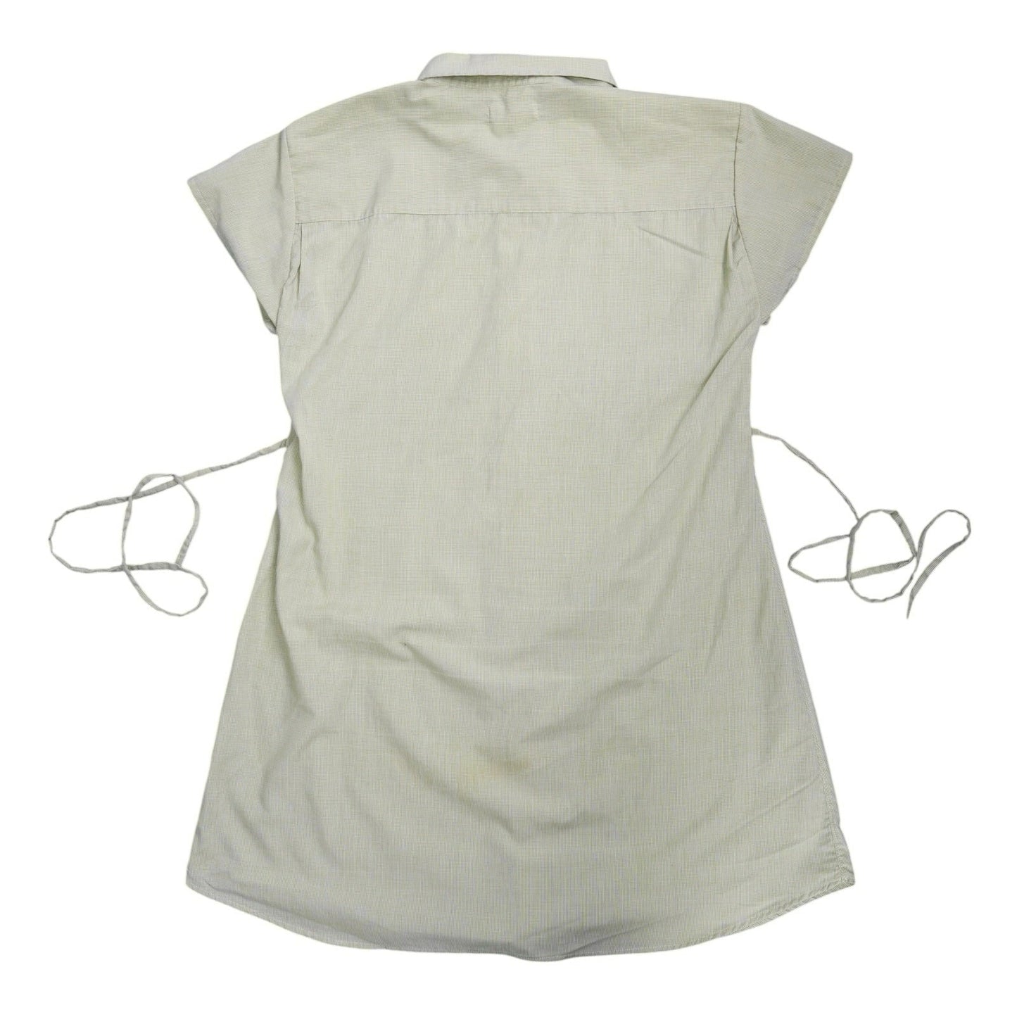 Large light green upcycled button up dress *tall*