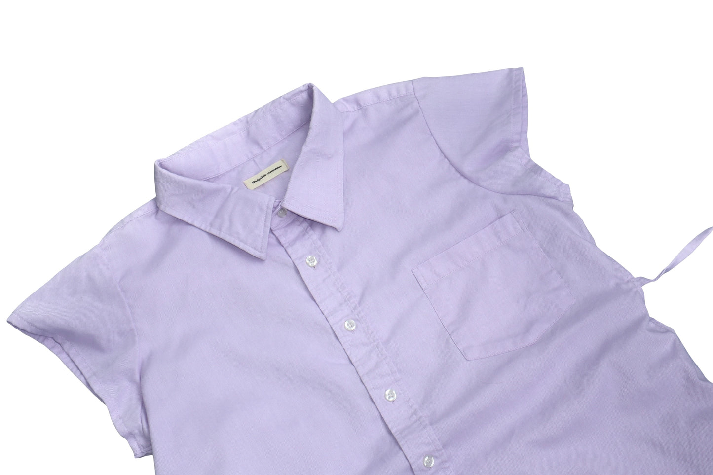 XXL lavender upcycled button up dress