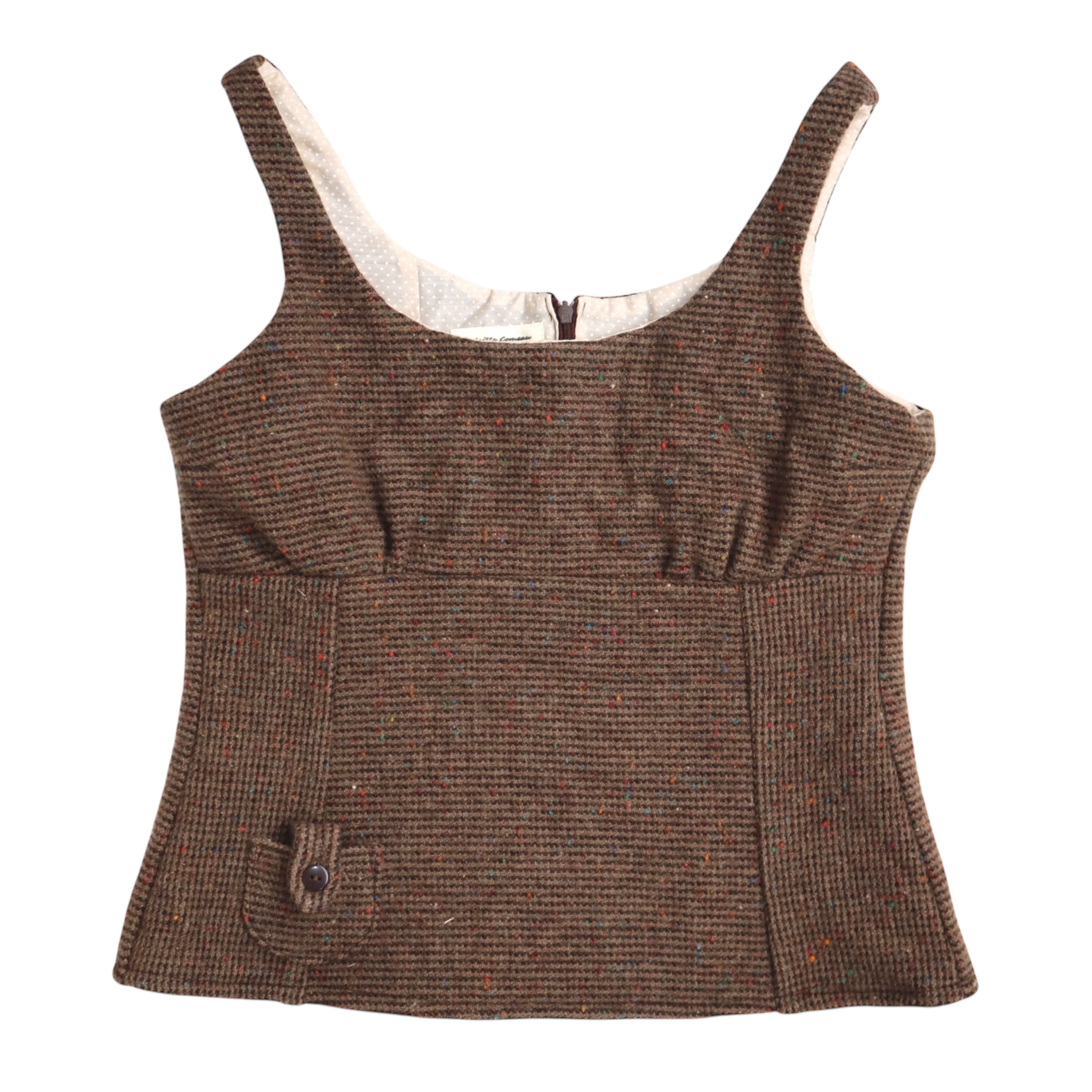 Brown Caroline top - Size Large