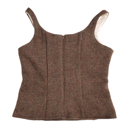 Brown Caroline top - Size Large