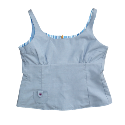 Blue Caroline top - Size XXL