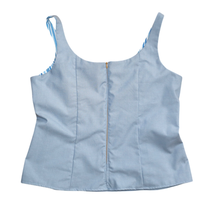 Blue Caroline top - Size XXL