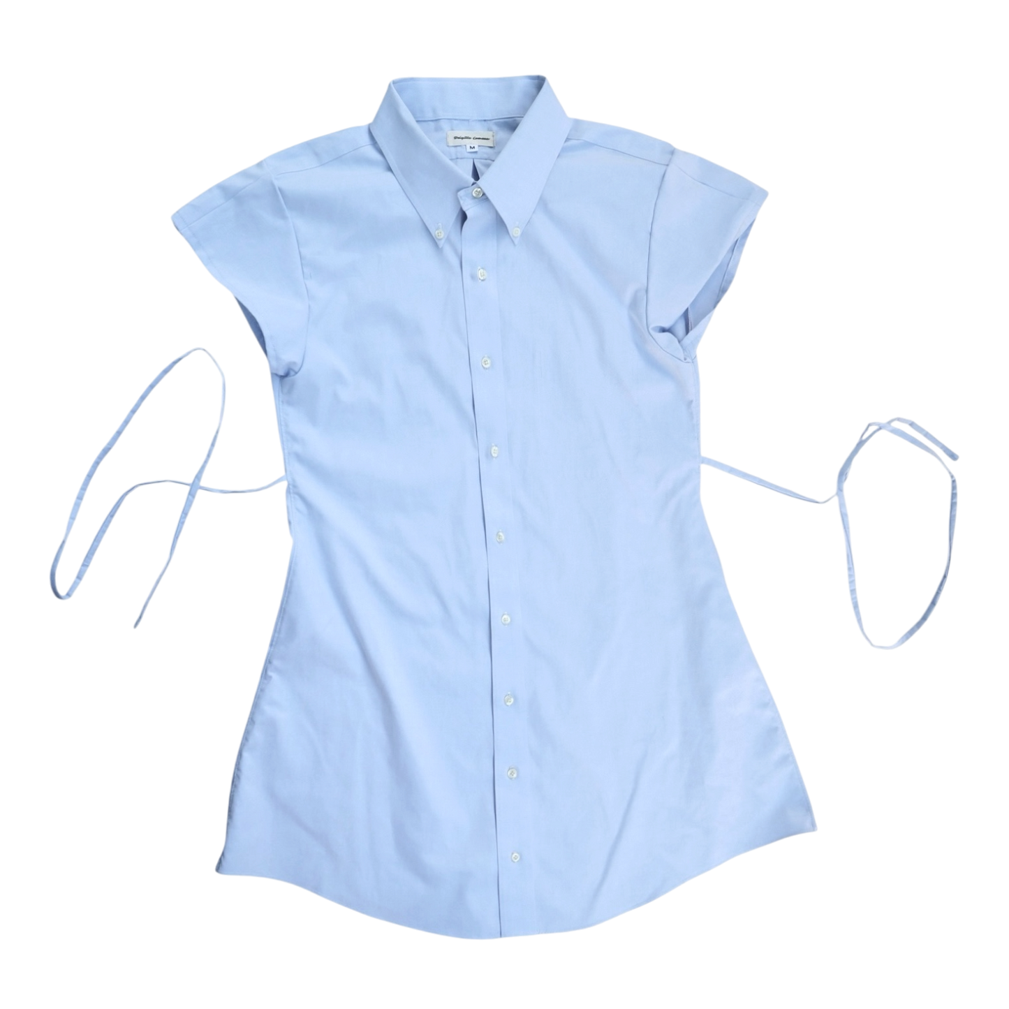 Medium light blue button up dress *tall*